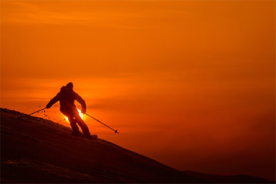 Silhoette Niseko Ski